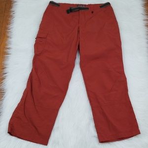 REI Women Orange UPF 30+ Nylon Pants